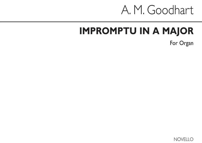 Arthur Murray Goodhart Impromptu In A Orgel