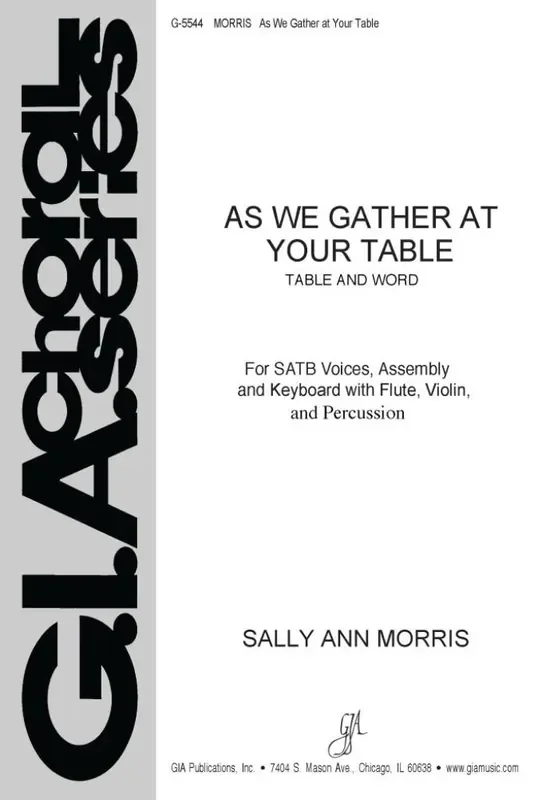 As We Gather at Your Table Gemischter Chor mit Klavier/Orgel