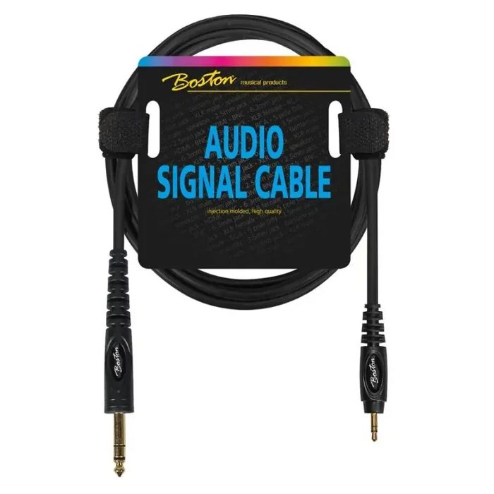 Audio signaalkabel, 3.5mm jack stereo naar 6.3mm jack stereo, 1.5 meter