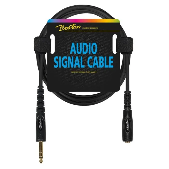 Audio signaalkabel, 6.3mm female jack stereo naar 6.3mm jack stereo, 6 meter
