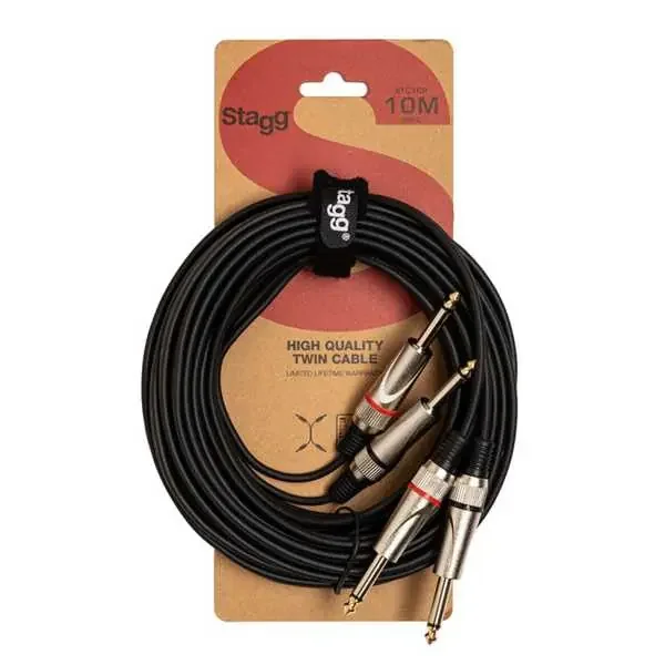Audio Twin-Kabel 10.0m Stagg STC10P