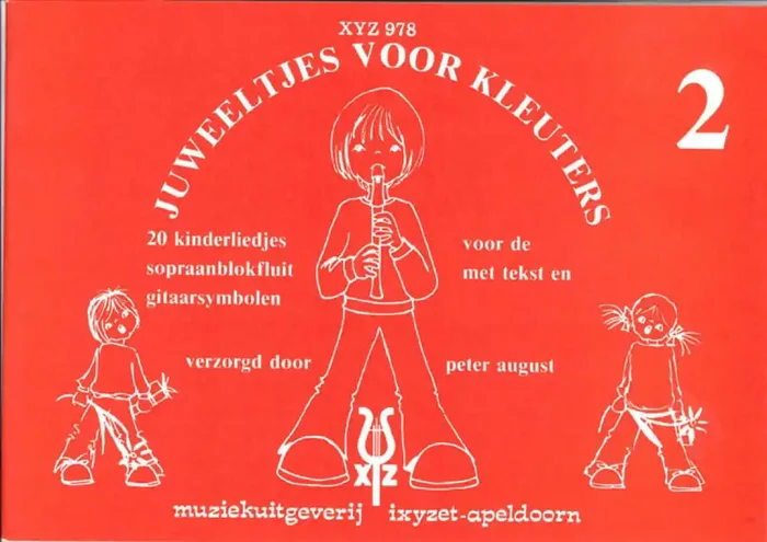 August Juweeltjes Voor Kleuters 2 Sopranblockflöte