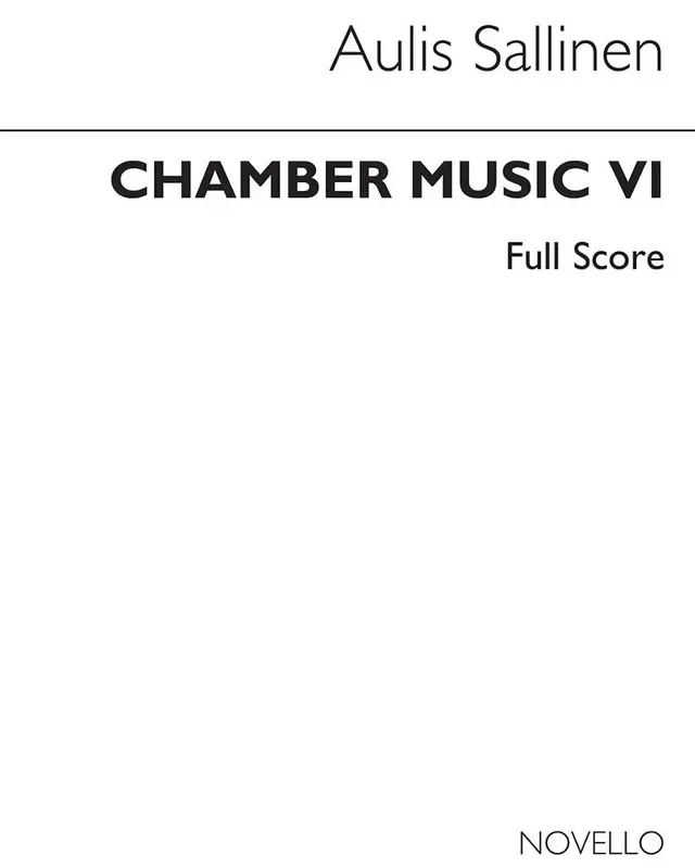 Aulis Sallinen Chamber Music VI Op.88 Streichquartett