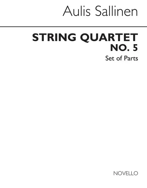 Aulis Sallinen String Quartet No. 5 (Parts) Streichquartett