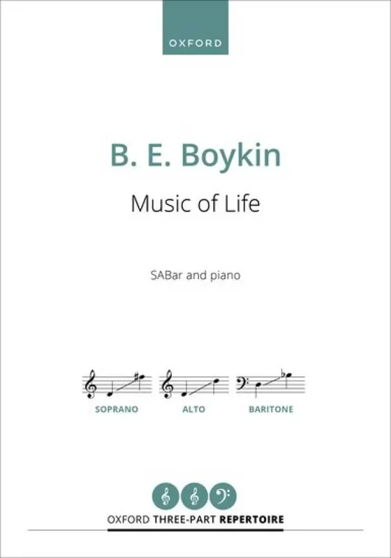 B. E. Boykin Music of Life Gemischter Chor mit Klavier/Orgel