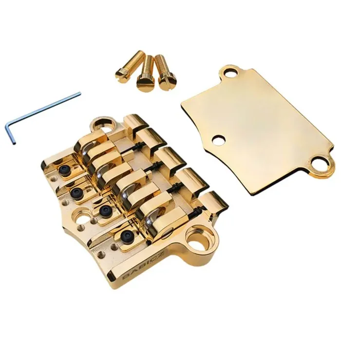 Babicz FCH 3-Point 4-String EP-Style Bass Bridge – Gold