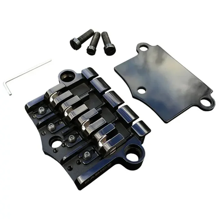 Babicz FCH 3-Point 4-String G-Style Bass Bridge – Black