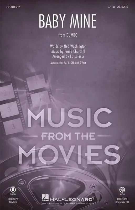 Baby Mine (Arr. Ed Lojeski) Gemischter Chor mit Begleitung