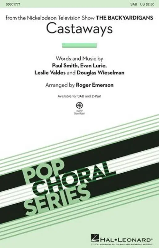 Backyardigans Castaways (Arr. Roger Emerson) Gemischter Chor mit Begleitung