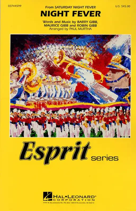 Barry Gibb Night Fever (Arr. Paul Murtha) Marching Band