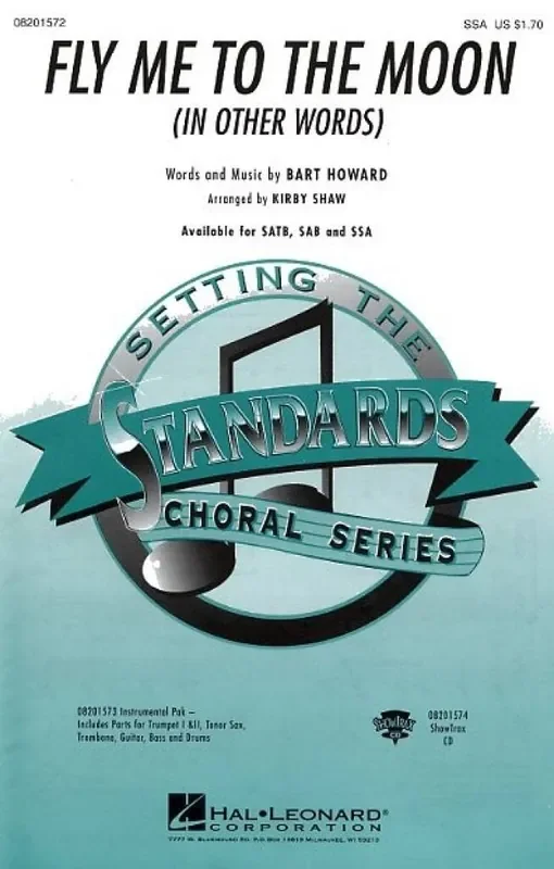 Bart Howard Fly me to the moon (Arr. Kirby Shaw) Frauenchor mit Begleitung