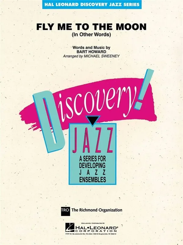 Bart Howard Fly Me To The Moon (Arr. Michael Sweeney) Jazz Ensemble