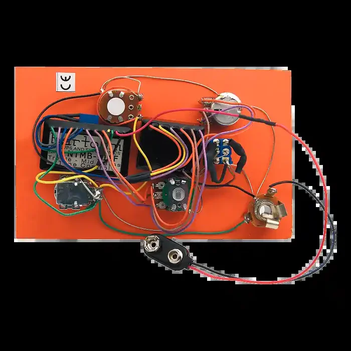 Bartolini HR-4.7AP/918 – Pre-Wired Active/Passive Preamp, 3-Band EQ