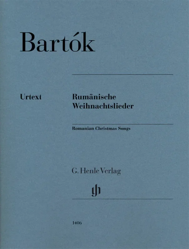Béla Bartók Romanian Christmas Songs Klavier Solo