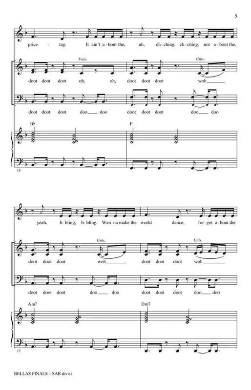 Bellas Finals (Arr. Mark Brymer) Gemischter Chor mit Begleitung