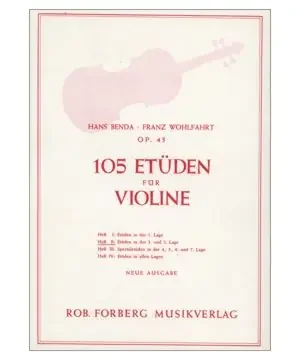 Benda, H. Etüden op. 45