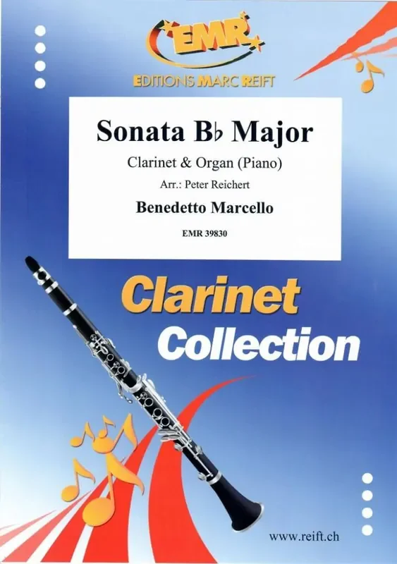 Benedetto Marcello Sonata Bb Major (Arr. Peter Reichert) Klarinette mit Begleitung
