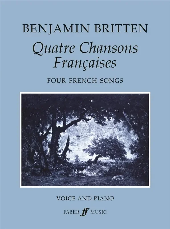 Benjamin Britten Quatre Chansons Francaises Gesang mit Klavier