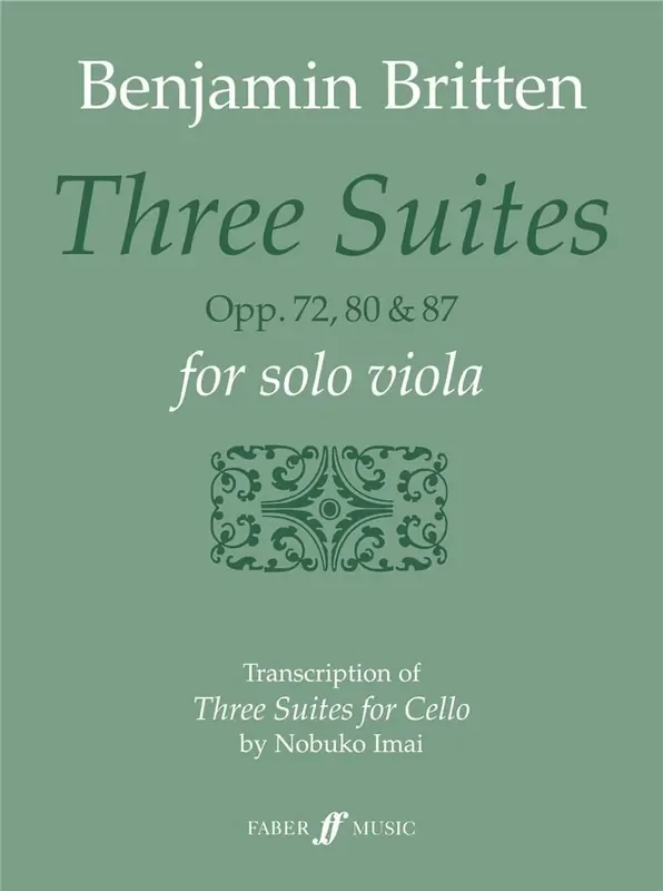 Benjamin Britten Three Suites Viola Solo