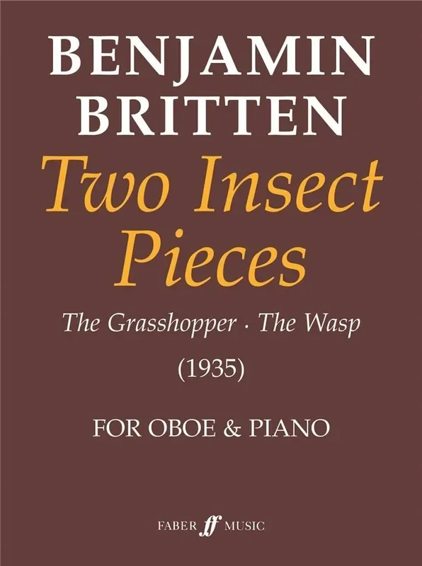 Benjamin Britten Two Insect Pieces Oboe mit Begleitung
