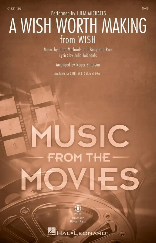 Benjamin Rice A Wish Worth Making (Arr. Roger Emerson) Gemischter Chor mit Begleitung