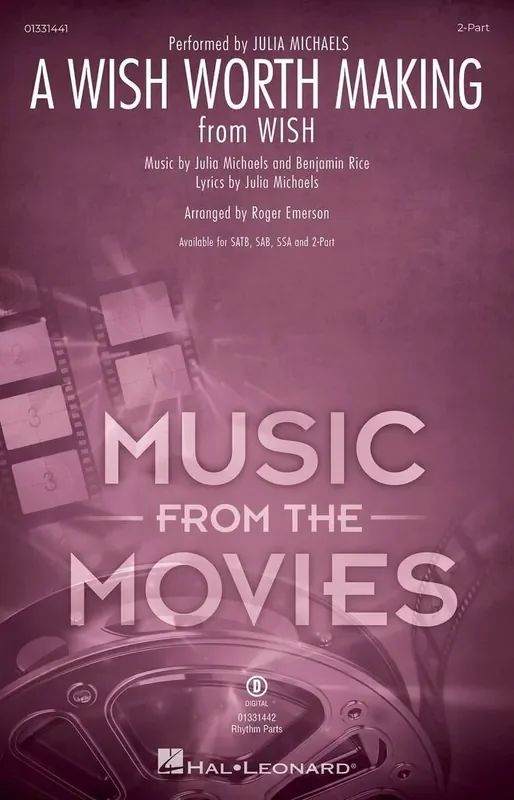 Benjamin Rice A Wish Worth Making (Arr. Roger Emerson) Gemischter Chor mit Begleitung