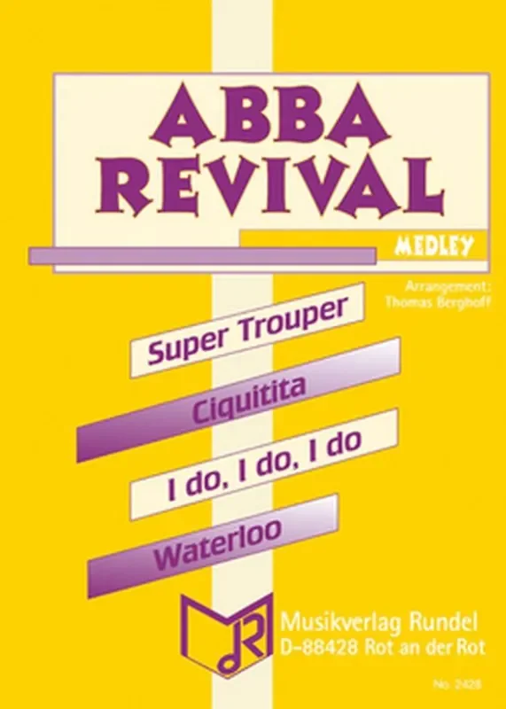 Benny Andersson Abba Revival (Arr. Thomas Berghoff) Blasorchester
