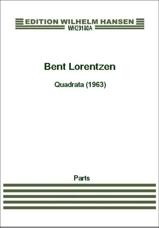 Bent Lorentzen Quadrtata Streichquartett