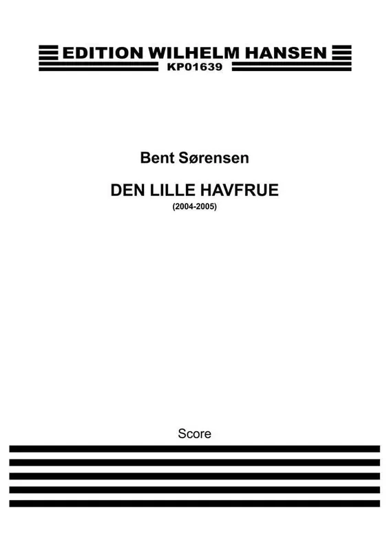 Bent Sørensen Den Lille Havfrue Orchester mit Gesang