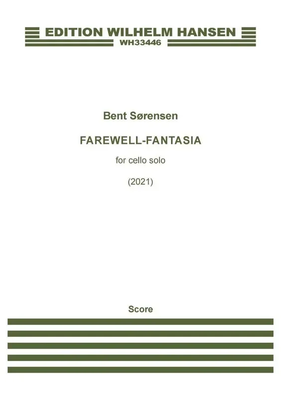 Bent Sørensen Farewell-Fantasia Cello Solo