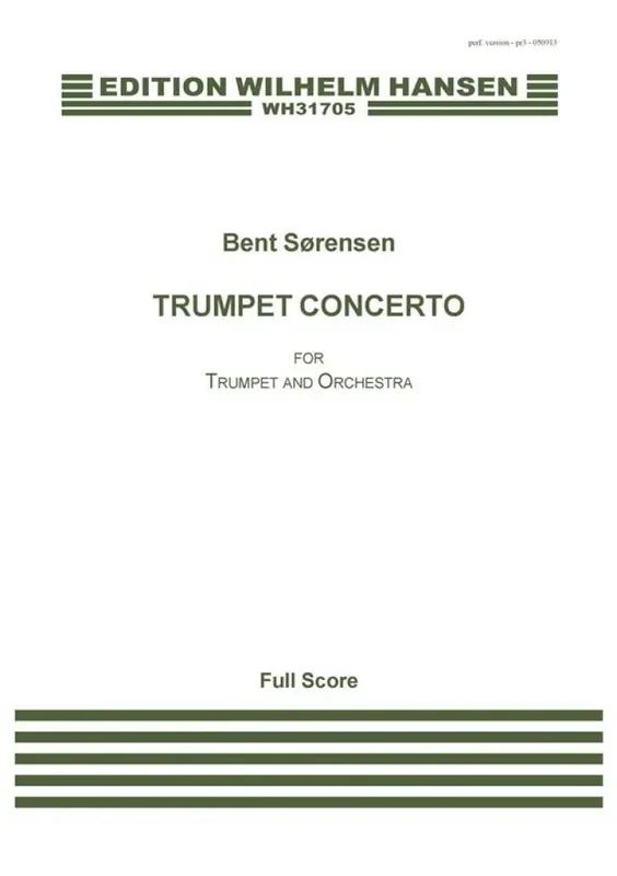 Bent Sørensen Trumpet Concerto Orchester mit Solo