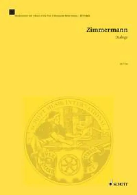 Bernd Alois Zimmermann Dialoge Orchester mit Solo