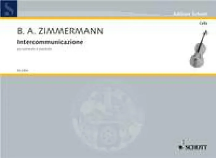 Bernd Alois Zimmermann Intercomunicazione Cello mit Begleitung