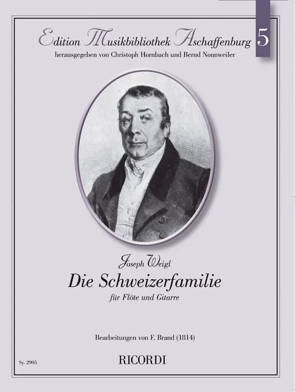 Bernd Nonnweiler Die Schweizerfamilie. Opera von F Weigl Flöte mit Begleitung