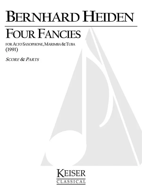 Bernhard Heiden 4 Fancies for Alto Sax, Marimba and Tuba Kammerensemble
