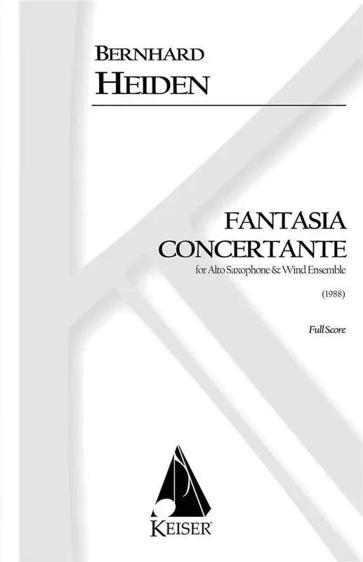 Bernhard Heiden Fantasia Concertante Blasorchester mit Solo
