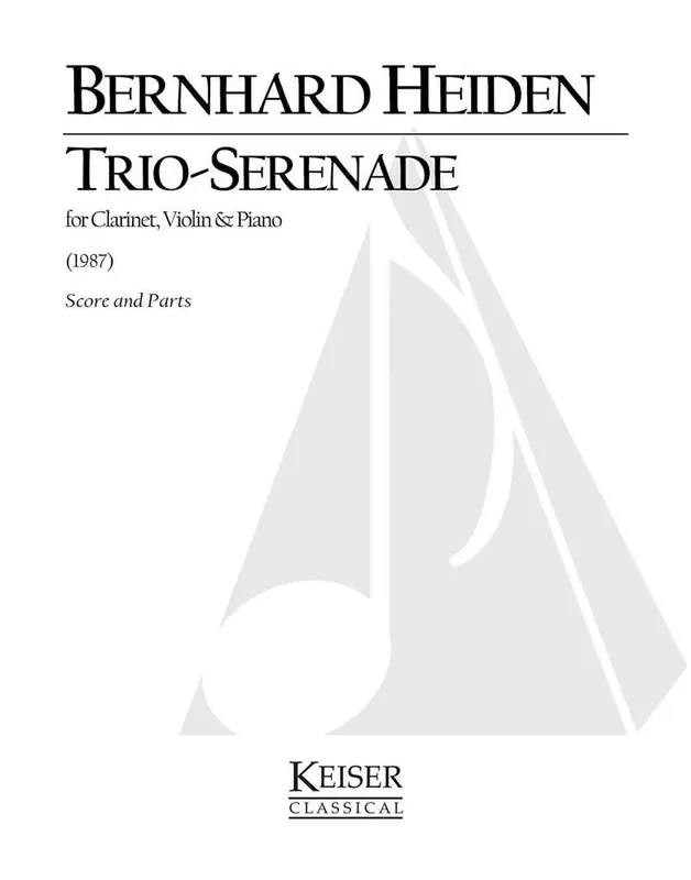 Bernhard Heiden Trio-Serenade for Clarinet, Violin and Piano Kammerensemble