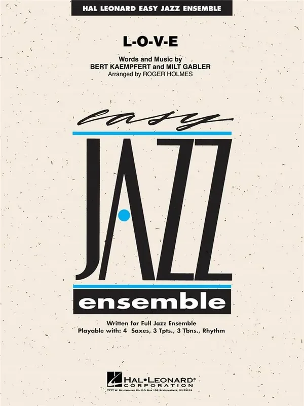 Bert Kaempfert L-O-V-E (Arr. Roger Holmes) Jazz Ensemble