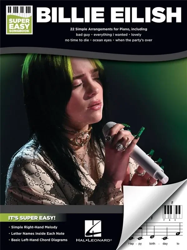 Billie Eilish Billie Eilish – Super Easy Songbook Easy Piano