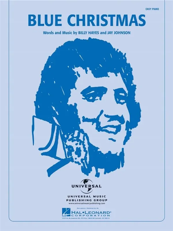 Billy Hayes Blue Christmas Easy Piano