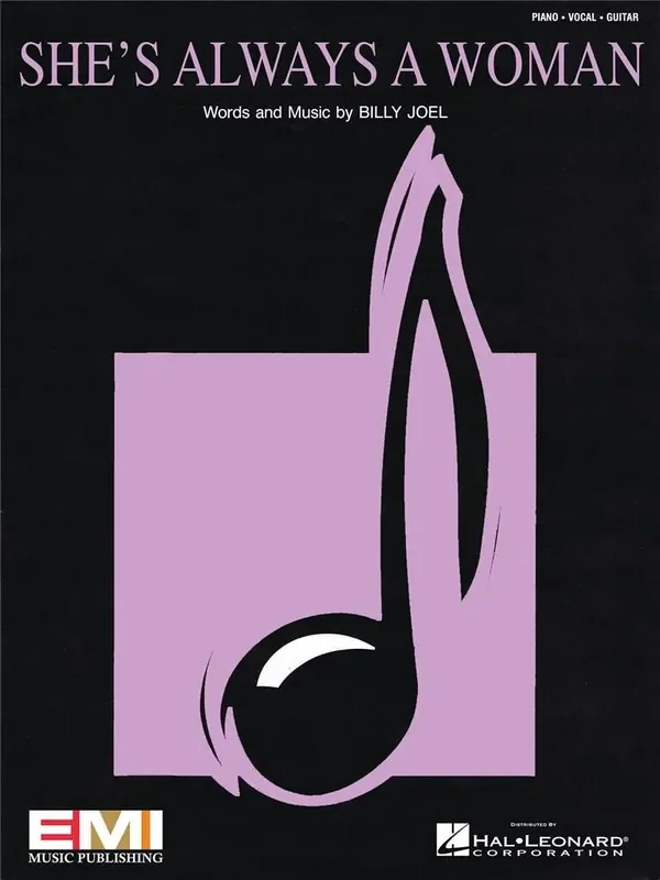 Billy Joel She‘s Always a Woman Klavier, Gesang, Gitarre (Songbooks)