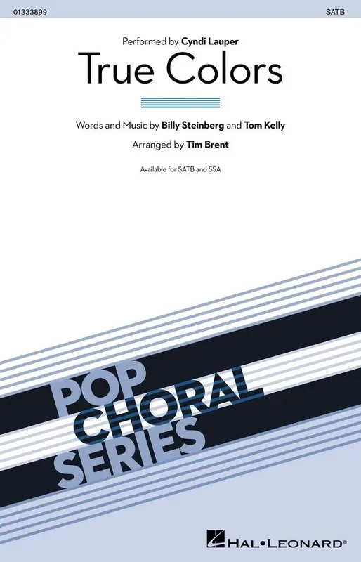 Billy Steinberg True Colors (Arr. Tim Brent) Gemischter Chor mit Begleitung