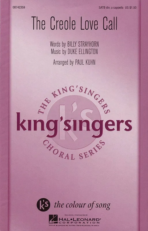 Billy Strayhorn Creole Love Call (Arr. Paul Kuhn) Gemischter Chor mit Begleitung