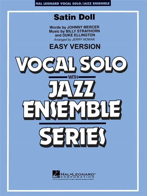 Billy Strayhorn Satin Doll (Arr. Jerry Nowak) Jazz Ensemble mit Gesang