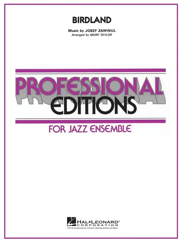 Birdland – Jazz Ensemble Jazz Ensemble