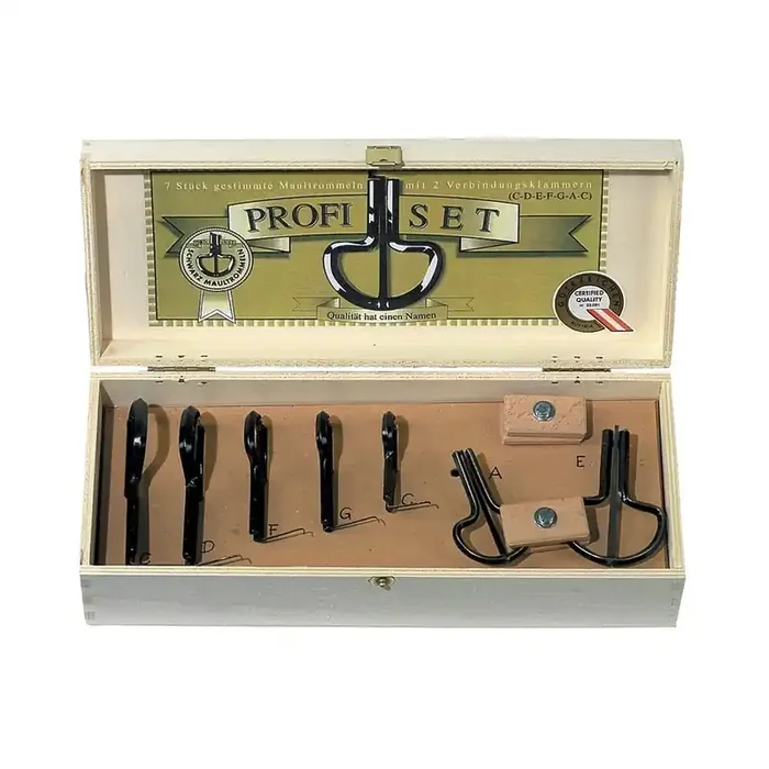 Black Jew‘s Harp Set Pro C, D, E, F, G, A, C