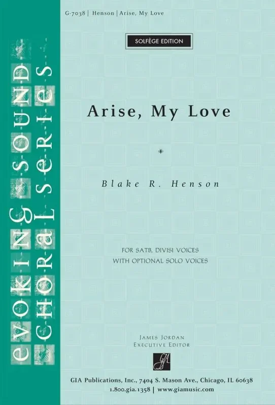 Blake R. Henson Arise, My Love Gemischter Chor mit Begleitung