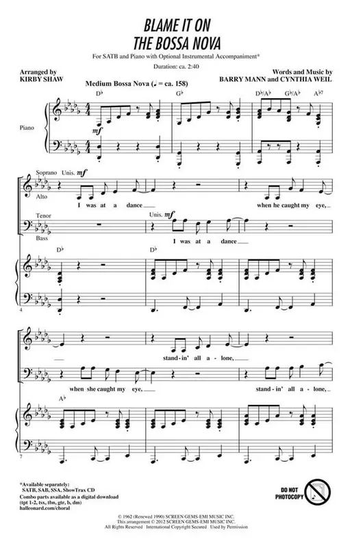 Blame It on the Bossa Nova