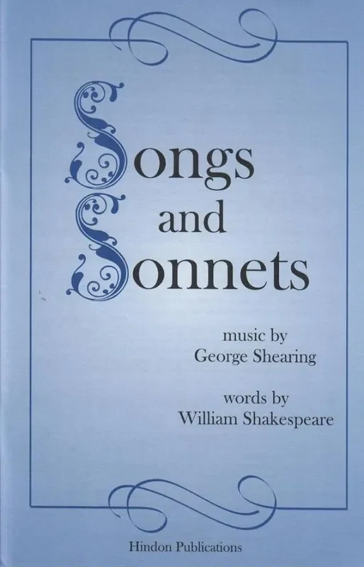 Blanc composer Songs And Sonnets Gemischter Chor mit Begleitung