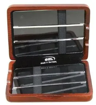 Blätteretui Tenor-Saxophon 6 Blätter rotbraun lackiert